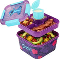 Disney Stitch Salad Container Bento Box for Kids, 70 Oz Portable Lunch