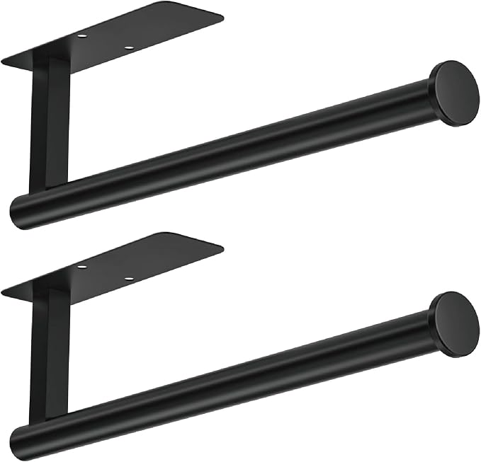 ASTOFLI Paper Towel Holder Under Cabinet No Drilling, Self Adhesive Paper Towel by ASTOFLI