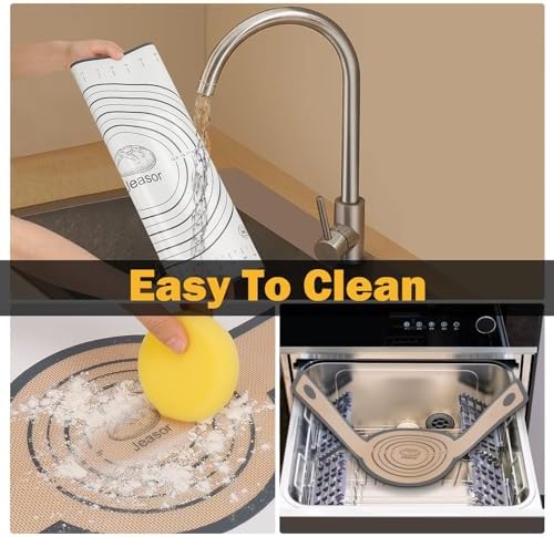 Silicone Baking Mat and Bread Sling Set, 3 Pieces