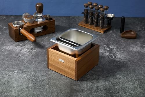 coffee knock box replacement for breville knockbox Sturdy solid wood