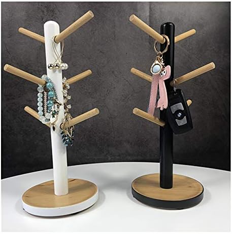 Wooden Mug Holder Tree, Removable Coffee Tea Cup Holder Display Stand