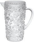Leading Ware 2.5 Quarts Water Pitcher with Lid, Paisley Unbreakable