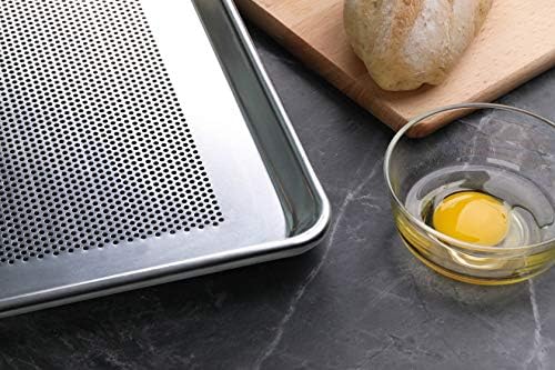 New Star Foodservice Commercial Grade 18-Gauge Aluminum Sheet Pan/Bun