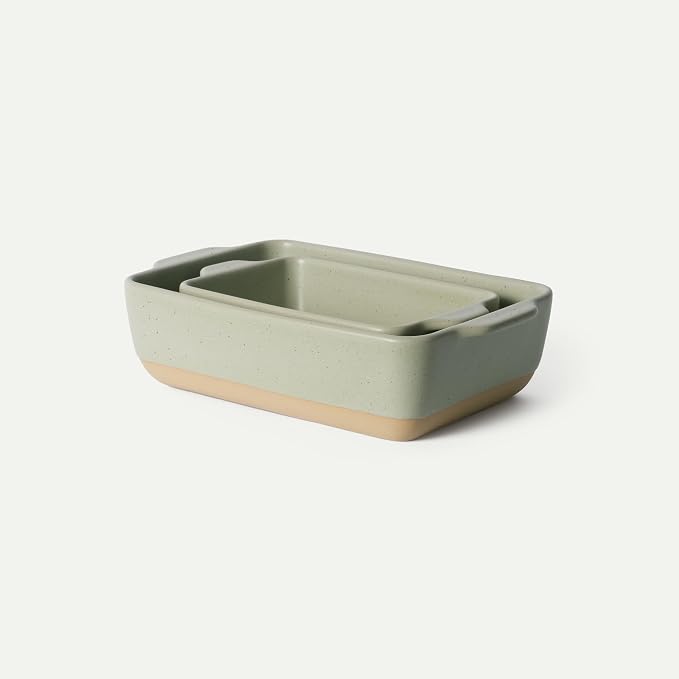Mora Ceramic Set of 2 Baking Dishes by MORA