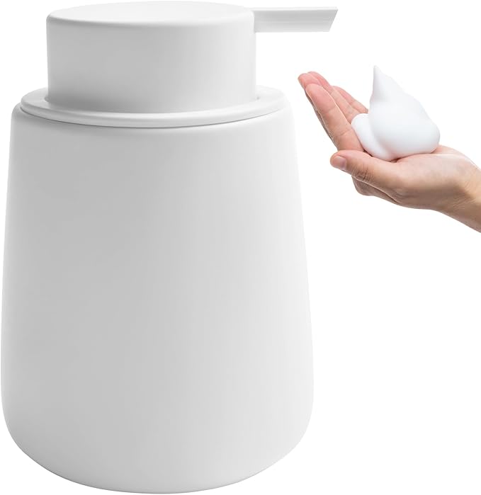 Soap Foaming Dispenser Ceramic by TOOZFO
