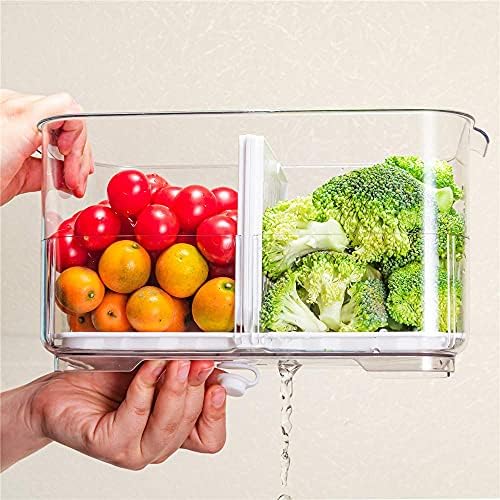 SANNO Vegetable Fruit Containers Fridge Food Storage Produce Saver