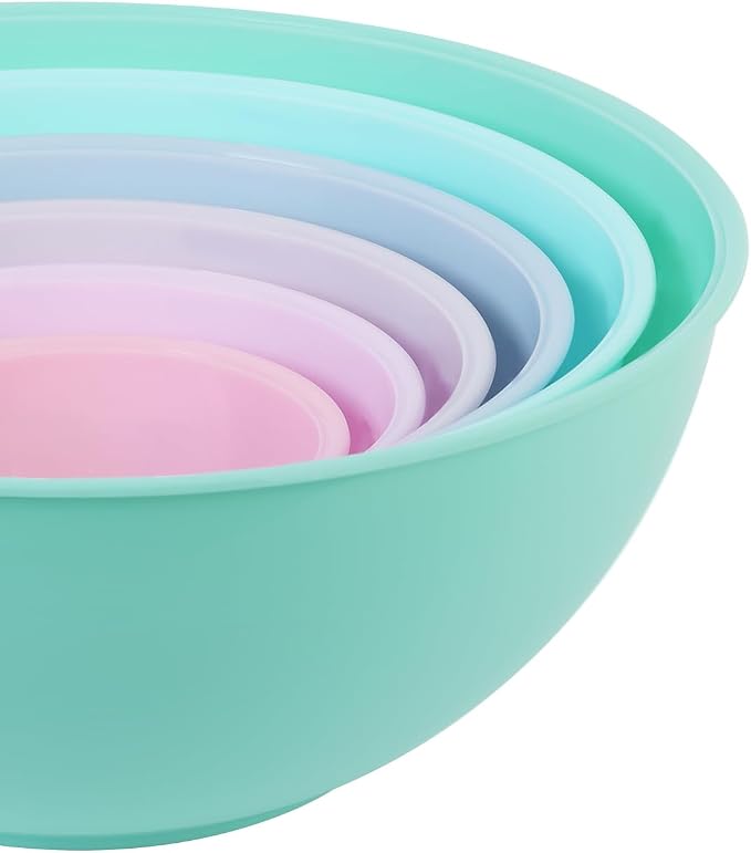 BoxedHome BPA Free Plastic Round Mixing Bowl - Image 2