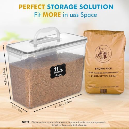 Shazo 2 PC 11L Flour Sugar Storage Containers