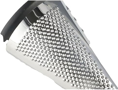 Stainless Steel Cheese Grater - Cone 3 Sided | Three Sides for Coarse