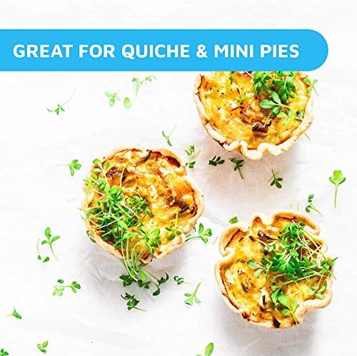 MontoPack Disposable 5" Aluminum Foil Pie/Tart Pan (50 Pack) | 5 Inch