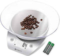 Etekcity 0.1g Food Kitchen Scale, Bowl, Digital Grams and Ounces for