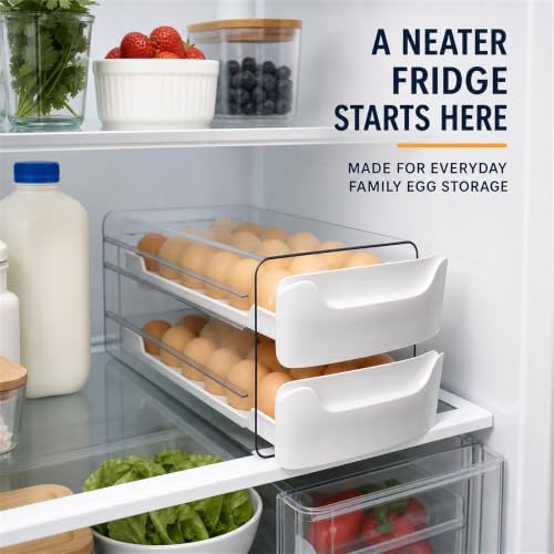 36-Count Egg Organizer for Refrigerator