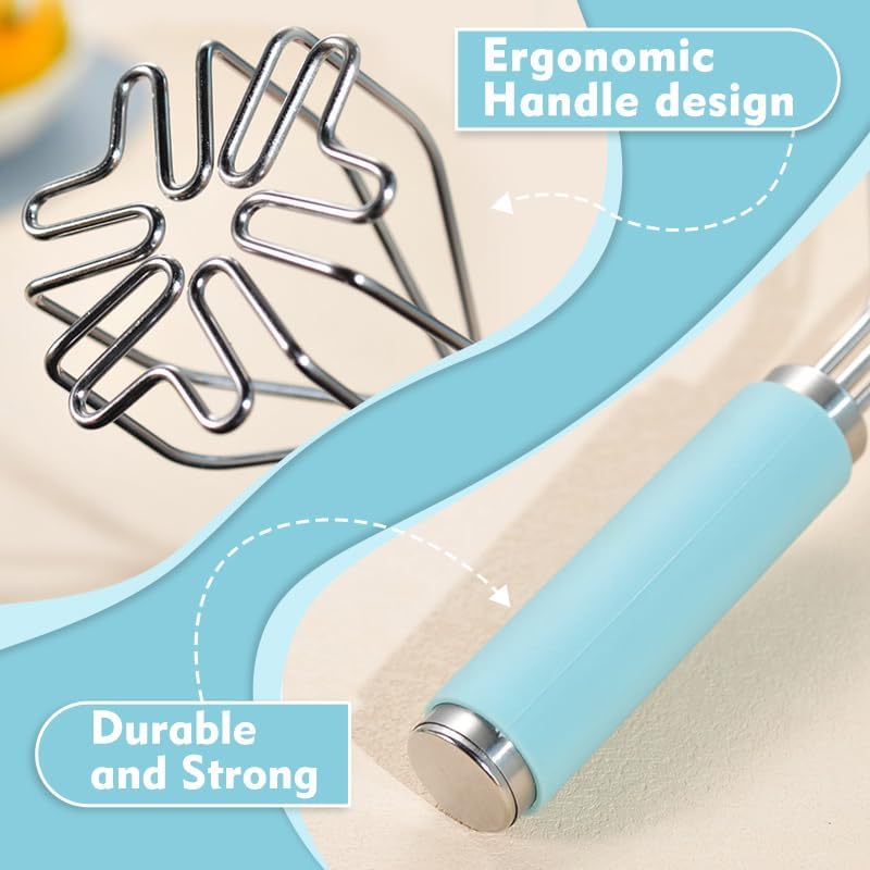2in1 Potato Masher Kitchen Food Tongs Set - Heavy Duty Stainless Steel