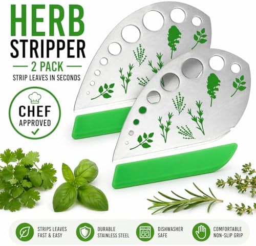9-Hole Stainless Steel Herb Stripper