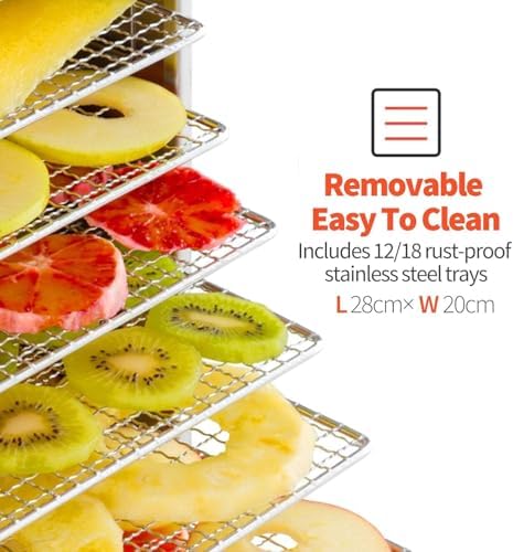 Commercial Fruit Dehydrator, 8 Layers, 400W