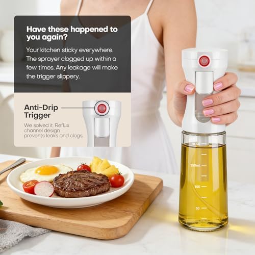 Olive Oil Sprayer, Glass, 1g Per Press