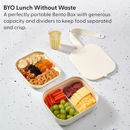 W&P Porter Bento Lunch Box, 3 Compartment Bento Box Portable Adult