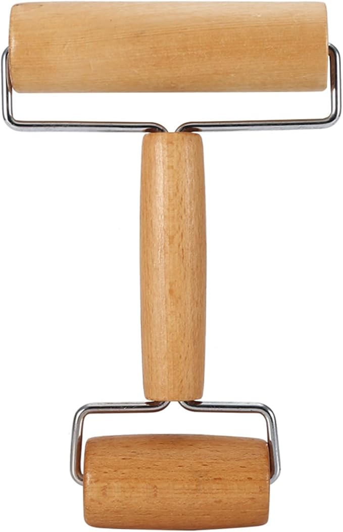 Small Rolling Pin, Pizza Dough Roller, Non Stick Wood Pastry Roller, Kitchen by Unknown