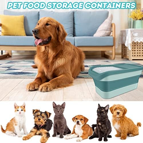 Pet Food Storage Containers, Collapsible Dog Food Container with