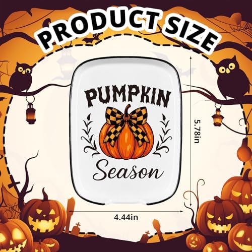 Pumpkin Ceramic Spoon Rest for Kitchen Stove Top Counter