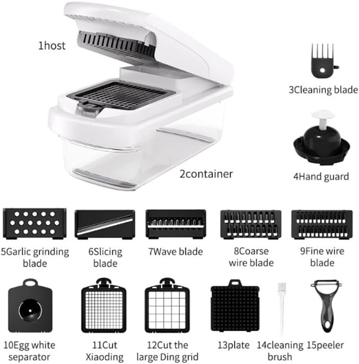 Fusionshop(USA) 10-in-1 Vegetable Chopper