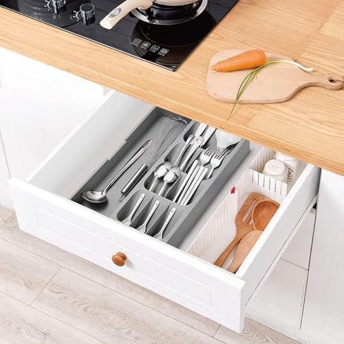 RPJFCPCS Kitchen Drawer Organizer Tray,Drawer Organiser,Cutlery
