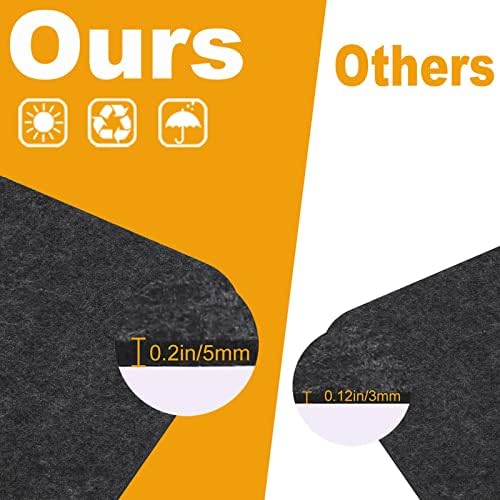 Heat Resistant Appliance Slider Mats, 5PCS 17 x 12 In