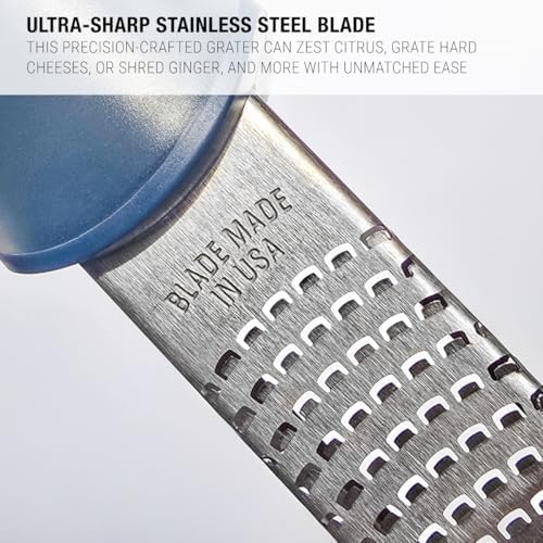 Microplane Home Series Zester & Cleaning Brush - Stainless Steel