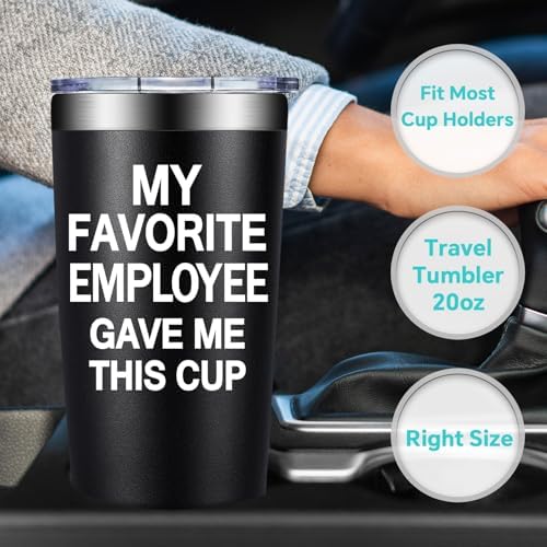 BIRGILT My Favorite Employee Gave Me This Cup Tumbler 20 oz - Gift for