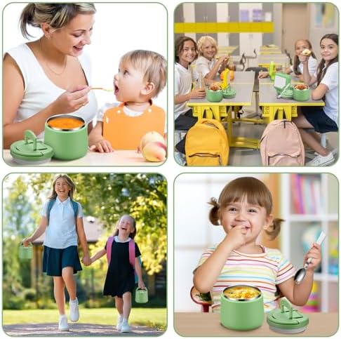 Itslife 14oz Vacuum Insulated Soup Thermo for Hot Food, Kids Lunch