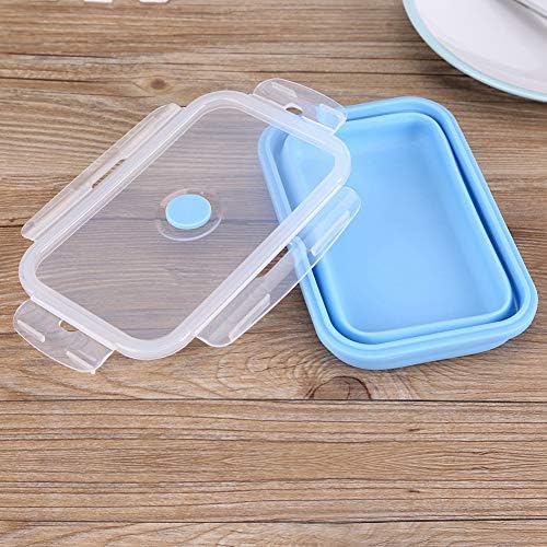 F&Y 800ml Silicone Collapsible Portable Lunchbox Bowl Folding Food