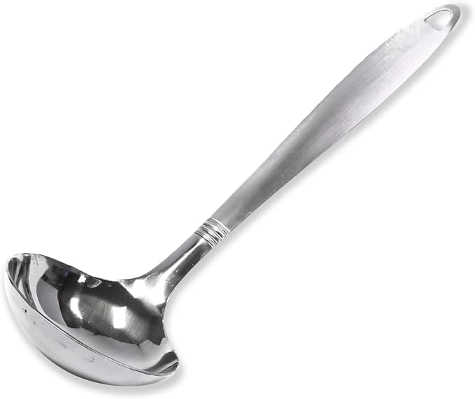 Chef Craft Select Cooking Ladle, 11.5 inch, Stainless Steel by ChefCraft