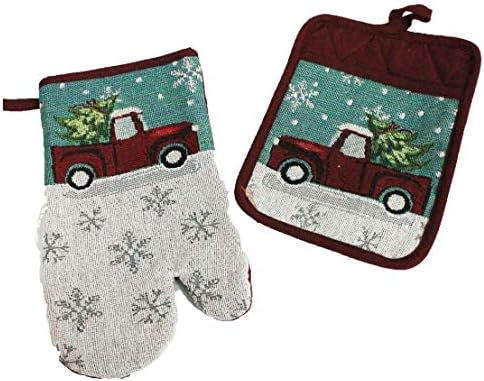 Christmas Placemat and Christmas Kitchen Towel, Kitchen Decor Set