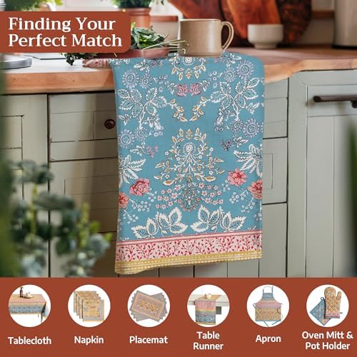 Maison d' Hermine Kitchen Towels Set of 3 Reusable 100% Cotton 27.50"
