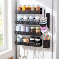 6-Pack Carbon Steel Magnetic Water Bottle Organizer