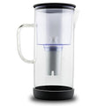 Glass Pitcher with Mineral Rich pH Balancing Filter, Sleek Glass Lid – Brita by Vitev