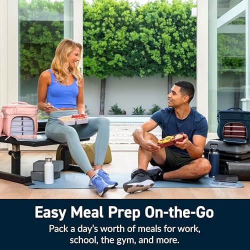 Bentgo Prep Deluxe Insulated Meal Prep Lunch Bag for Adults, Holds 5
