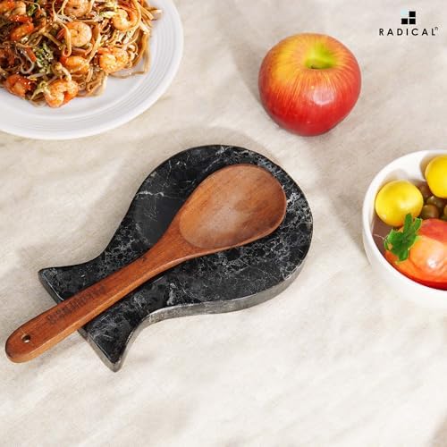 Radicaln Marble Spoon Rest for Stove Top 8" - Kitchen Spoon Holder