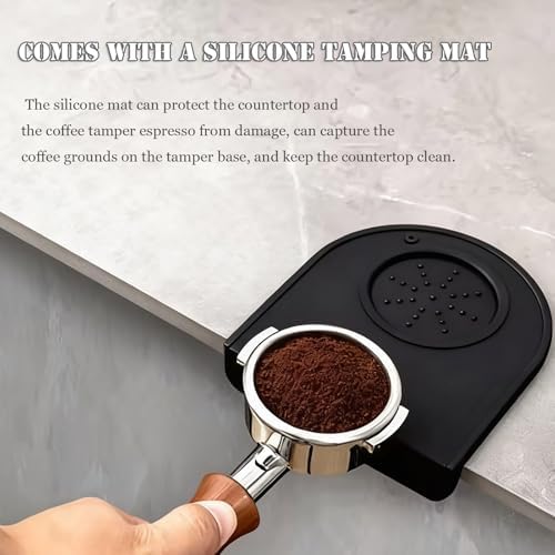 LeLehome 51mm Espresso Tamper Set, Calibrated Spring-Loaded Coffee