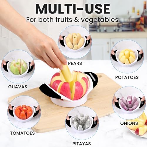 SCHVUBENR 3.5 Inch Apple Slicer - Professional Apple Cutter