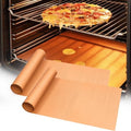 UBeesize 2 Pack Thickened Copper Oven Liners for Bottom of Oven BPA &