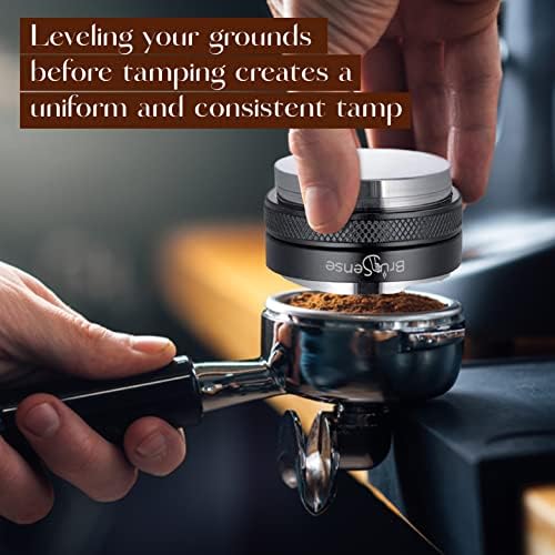 53mm Espresso Tamper & Distributor | Accessories Include Own Tamp Mat