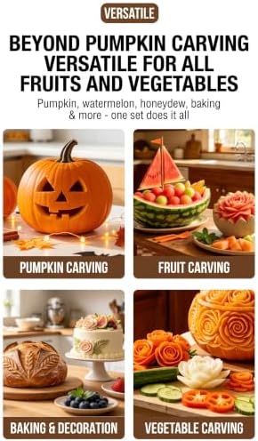 Pumpkin Carving Kit Bread Lame 4PCS Stainless Steel Sourdough Scoring