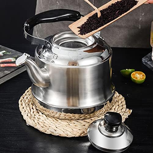 2L Stainless Steel Whistling Tea Kettle with Infuser