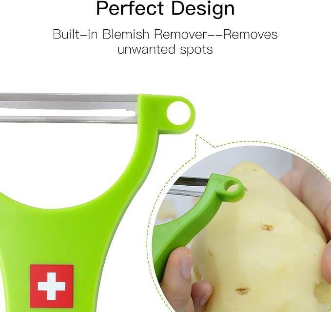 Original Swiss Made Peeler Vegetable&Fruits stainless steel blade Peeler - Image 4