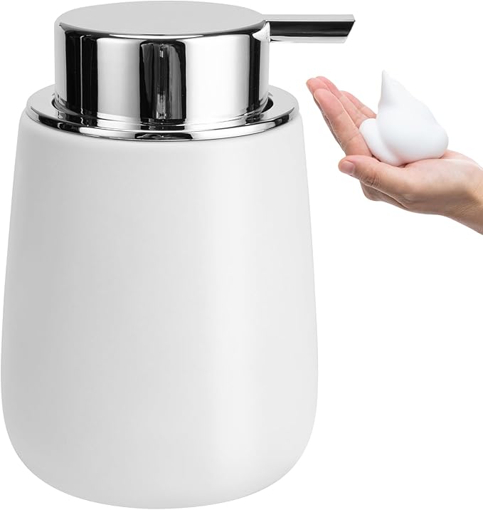 Soap Foaming Dispenser Ceramic by TOOZFO