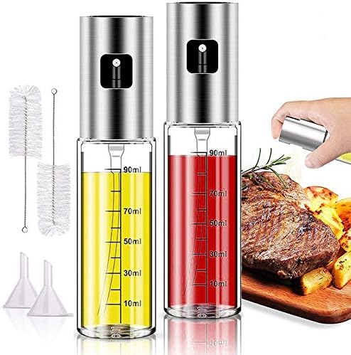 2 Pack Glass Olive Oil Sprayers for Cooking