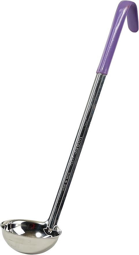 Winco One Piece Stainless Steel Ladle, 4 Ounce by Winco