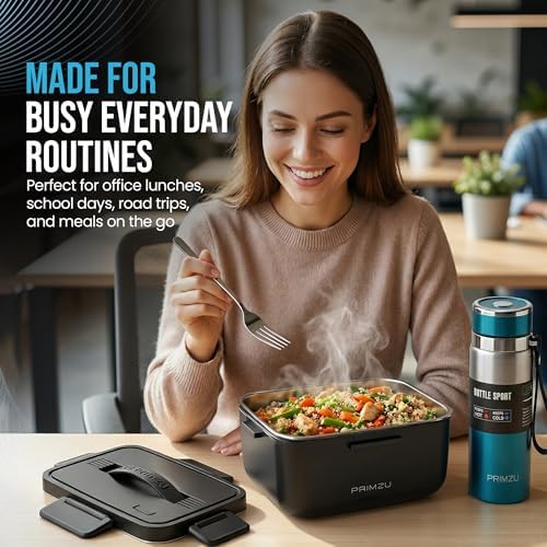 2L 90W Heated Electric Lunch Box for Adults