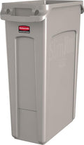 Rubbermaid Commercial Products Slim Jim Plastic Rectangular Trash/Garbage by RubbermaidCommercialProducts